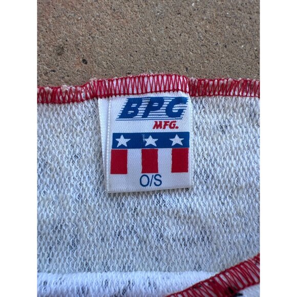 Vintage Bad Boyz Inc Rock Hard Oversized Graphic Muscle Poncho Shirt O/S BPG Mfg - Picture 3 of 5